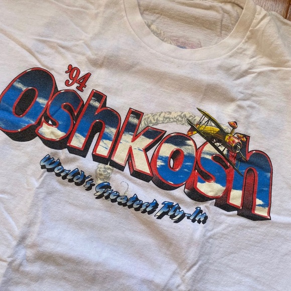 1994 Oskosh Worlds Greatest Fly In vintage t shirt - Picture 2 of 6